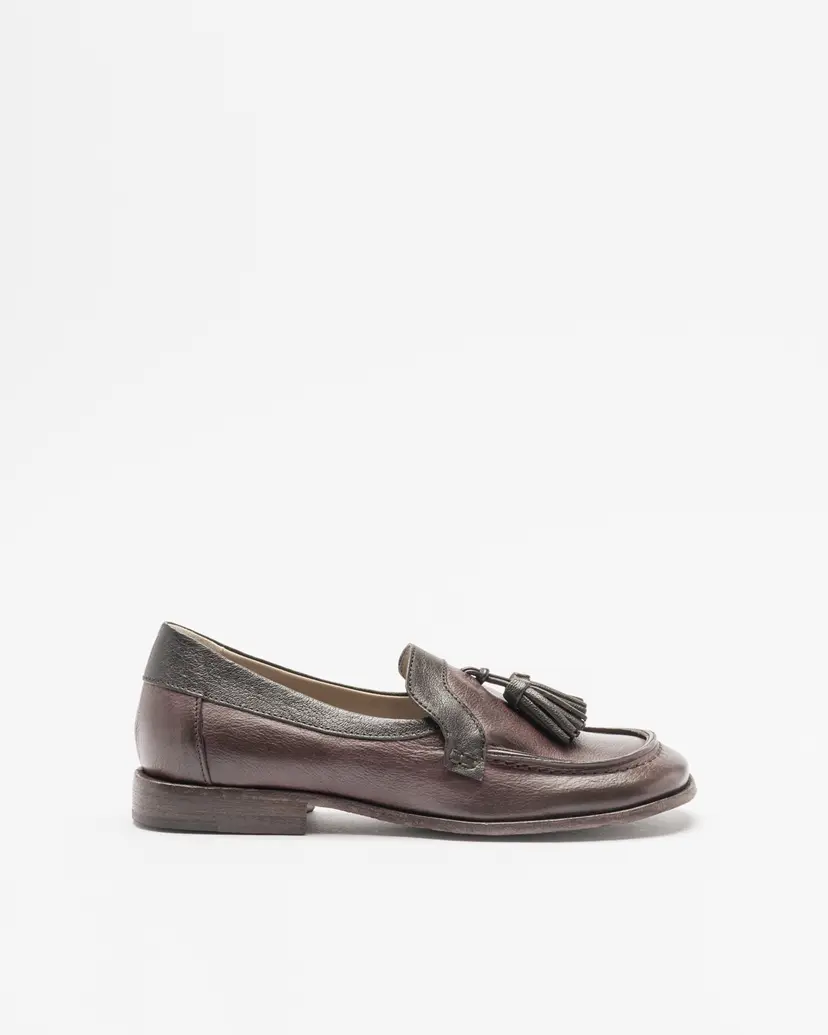 MLO MLO P25I97502 Burgundy Moccasins