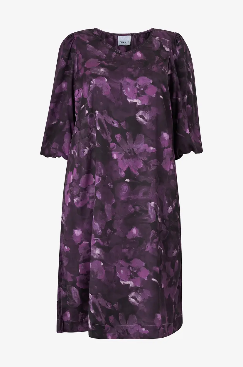 Zhenzi Kjole Bria 492-dress 3/4 - Lilla