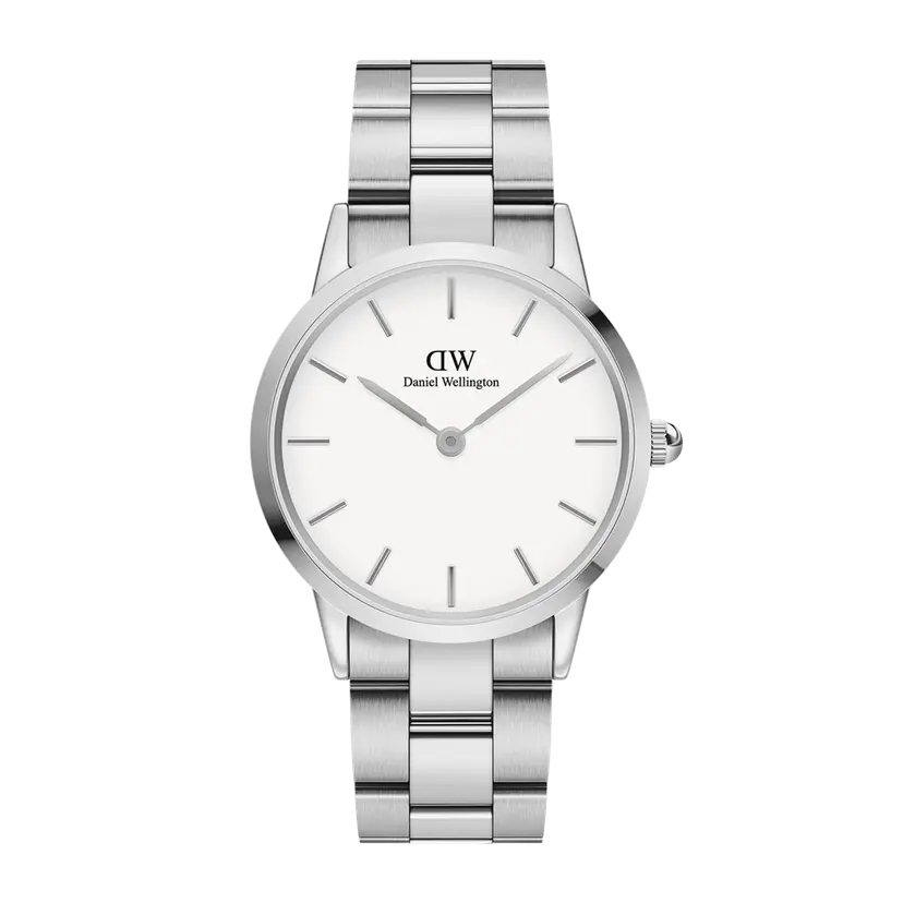 Daniel Wellington Silver 40mm Watch Iconic Link | DW