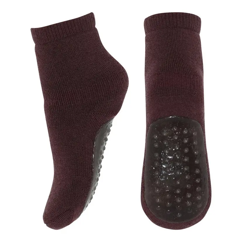 MP Antisklisokker i ull/bomull Grape Skin