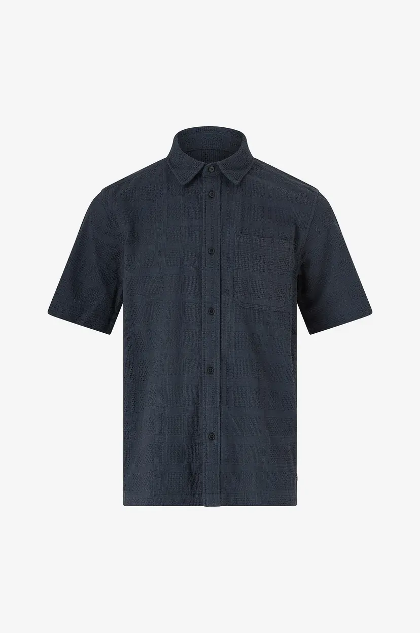 Les Deux Skjorte Charlie SS Shirt - Blå