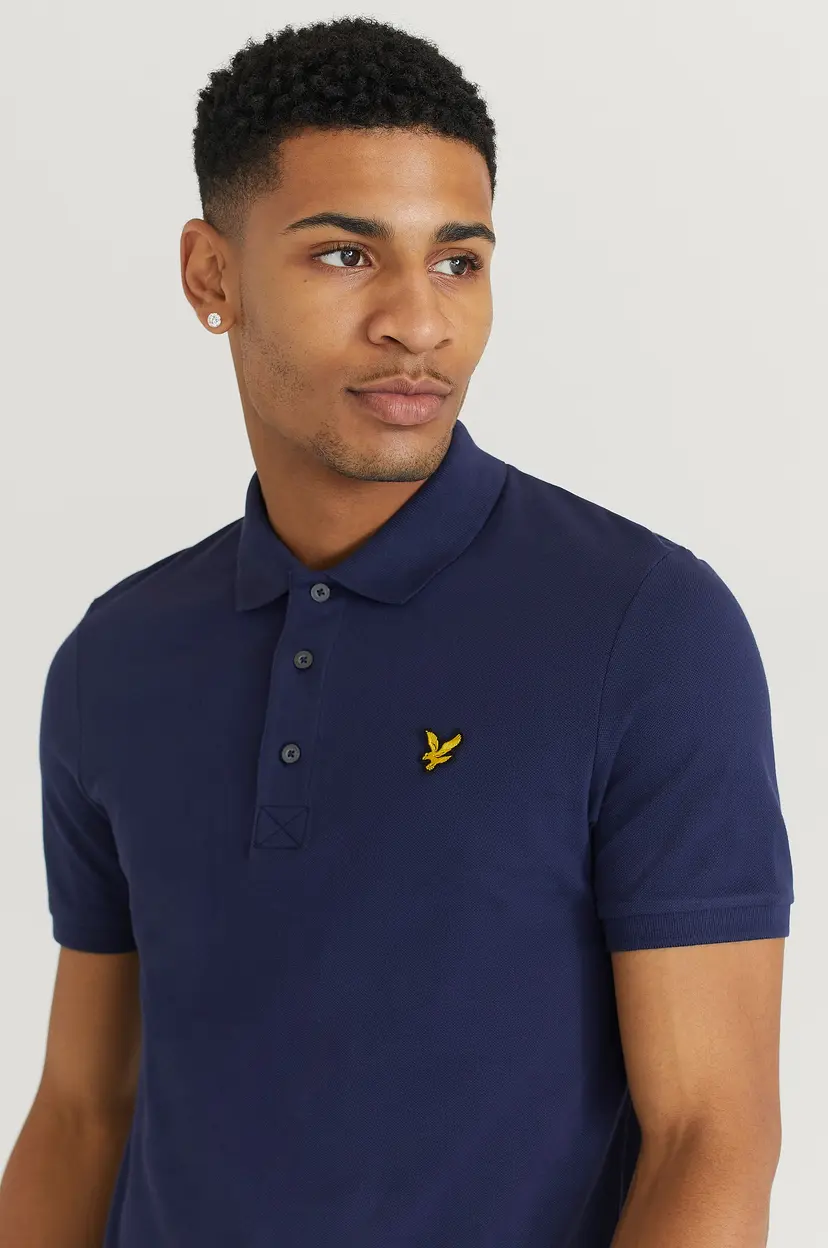 Lyle & Scott Pikétrøye Plain Polo Shirt - Blå
