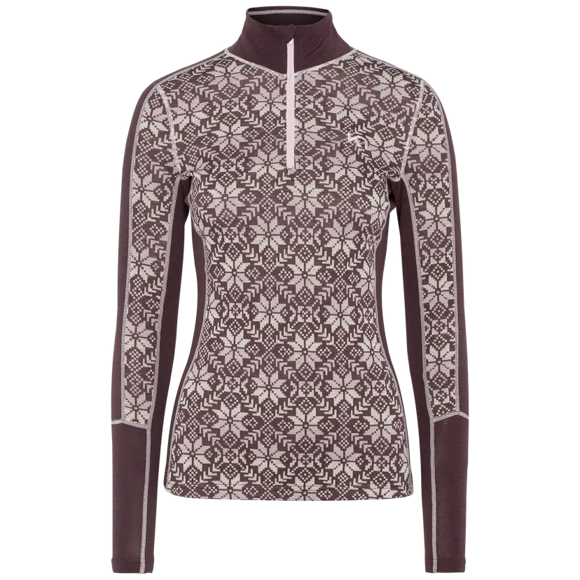 Kari Traa Kari Traa Women's Anna Half Zip Cocoa Powder