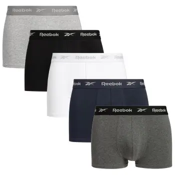 Reebok Reebok 5P Boyes Trunk Marine/Grå bomull Medium Herre