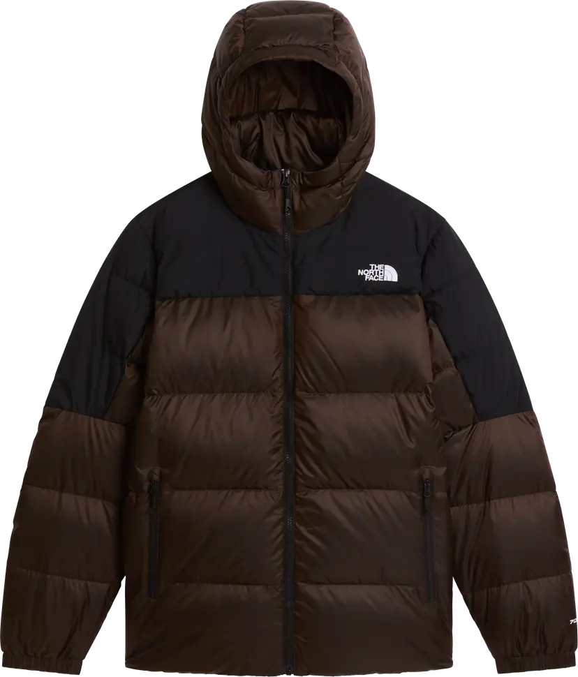 The North Face The North Face Men's Diablo Down 2.0 Hooded Jacket Dark Chestnut Black Heather/TNF Black