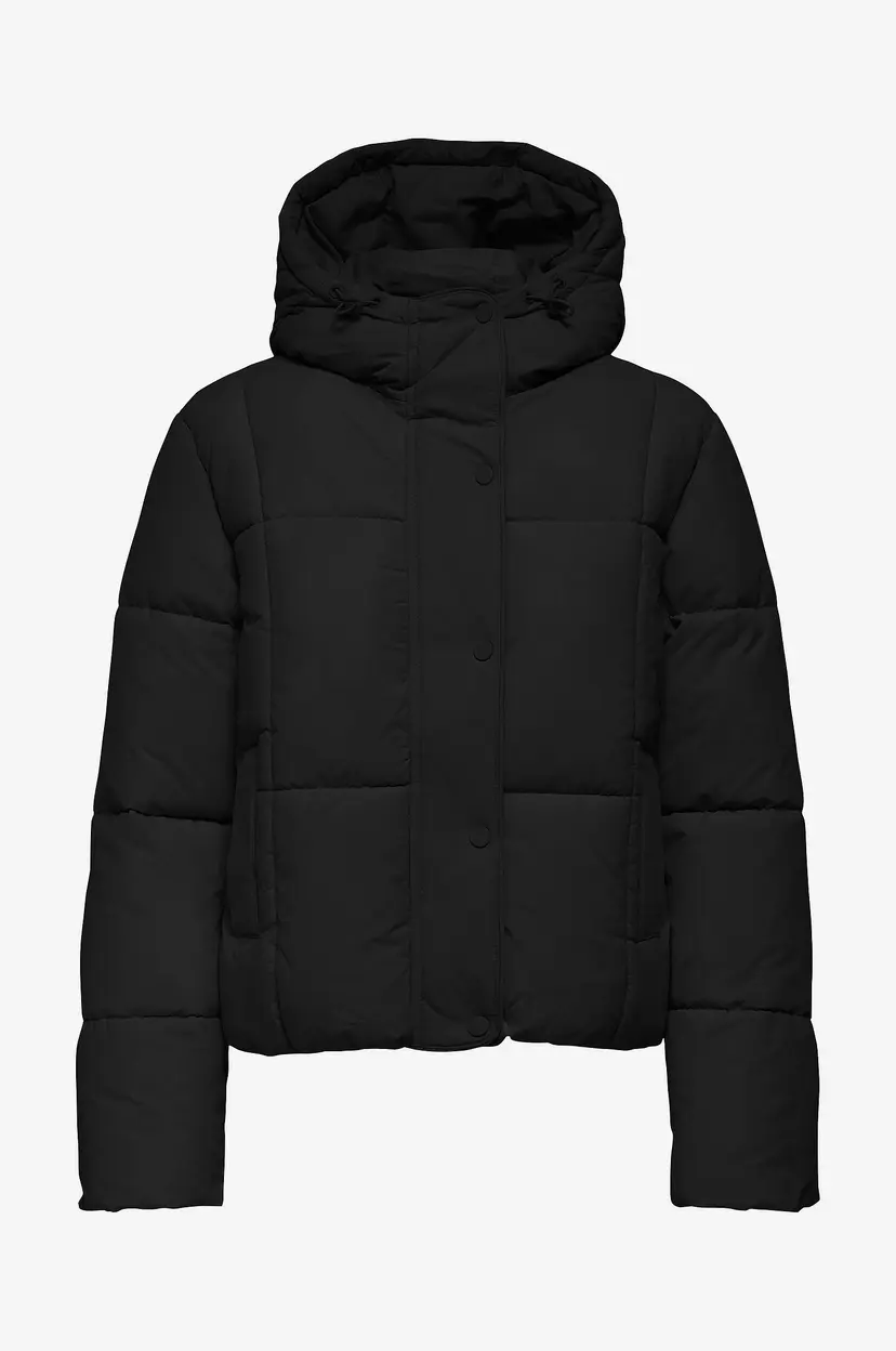 JDY Jakke jdyWonder Short Hood Puffer Otw Sij - Svart