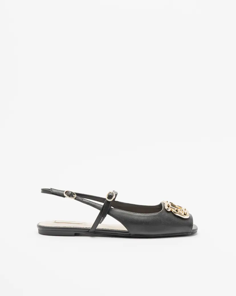 Liu Jo Liu Jo Brigitte 08 Black Flat sandals