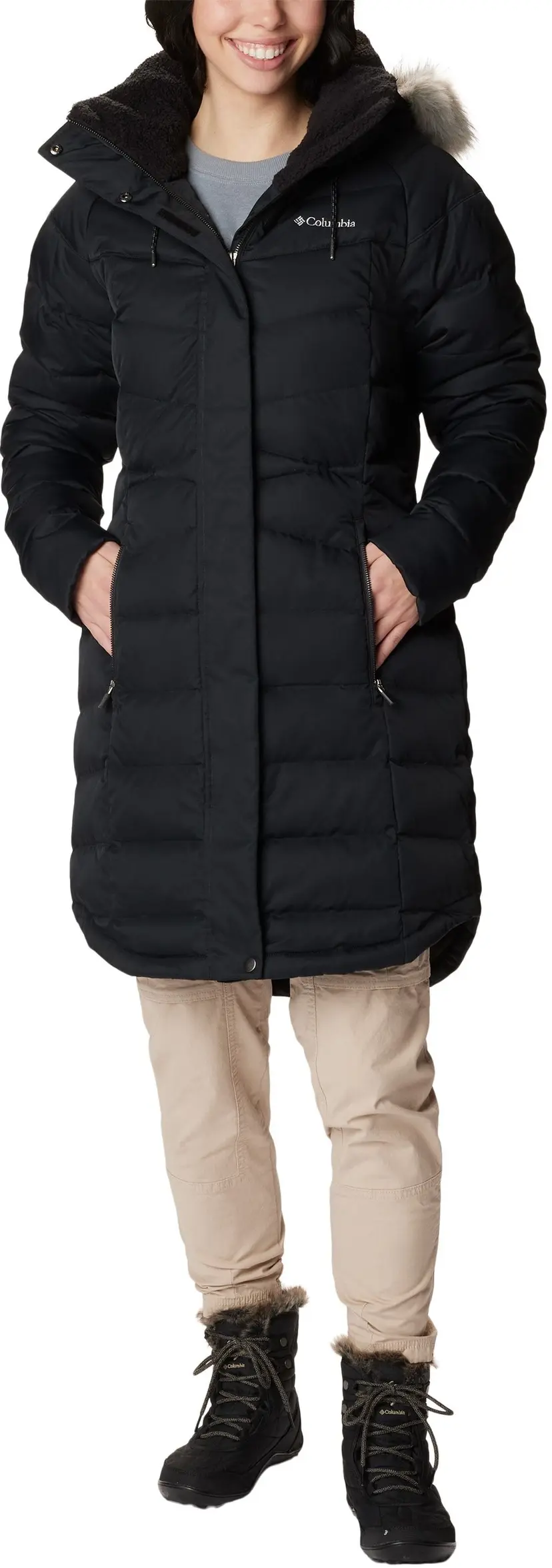 Columbia Columbia W's Belle Isle Mid Down Jacket Black