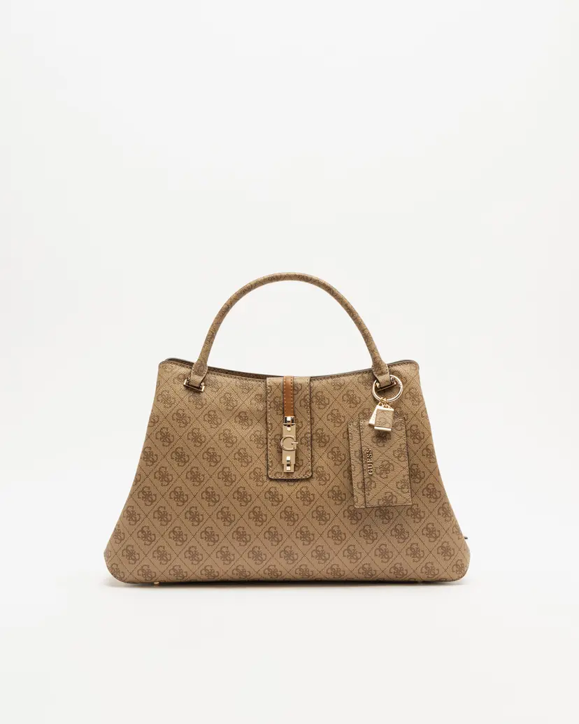 Guess Guess Yvonne Logo Girfriend Carryall Beige Tote bag