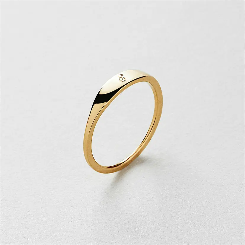 Safira Alice Ring Gravering