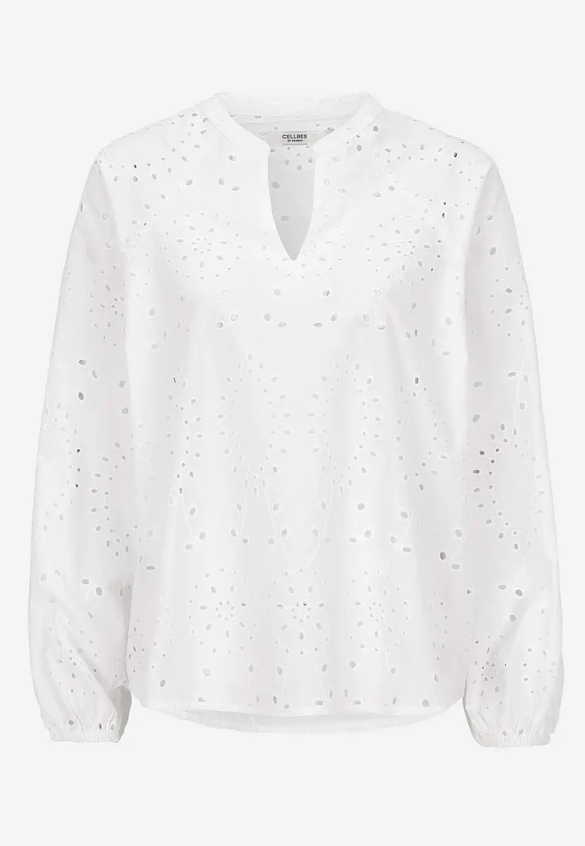 Cellbes of Sweden Bluse med broderi