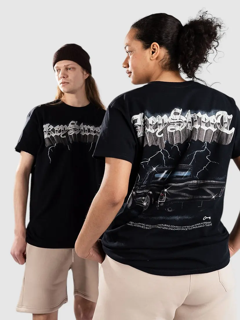 Key Street Key Street Truck T-skjorte svart