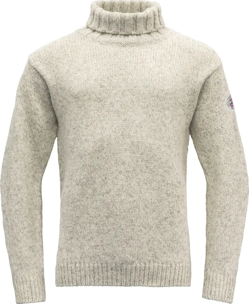 Devold Devold Unisex Nansen Wool High Neck Grey Melange