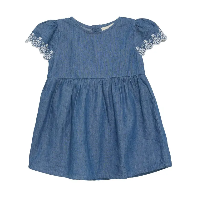 En Fant En Fant Kjole Chambray Blue Denim (92 / 2 år)