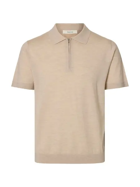 SELECTED Slhtray SS Knit Half Zip Polo