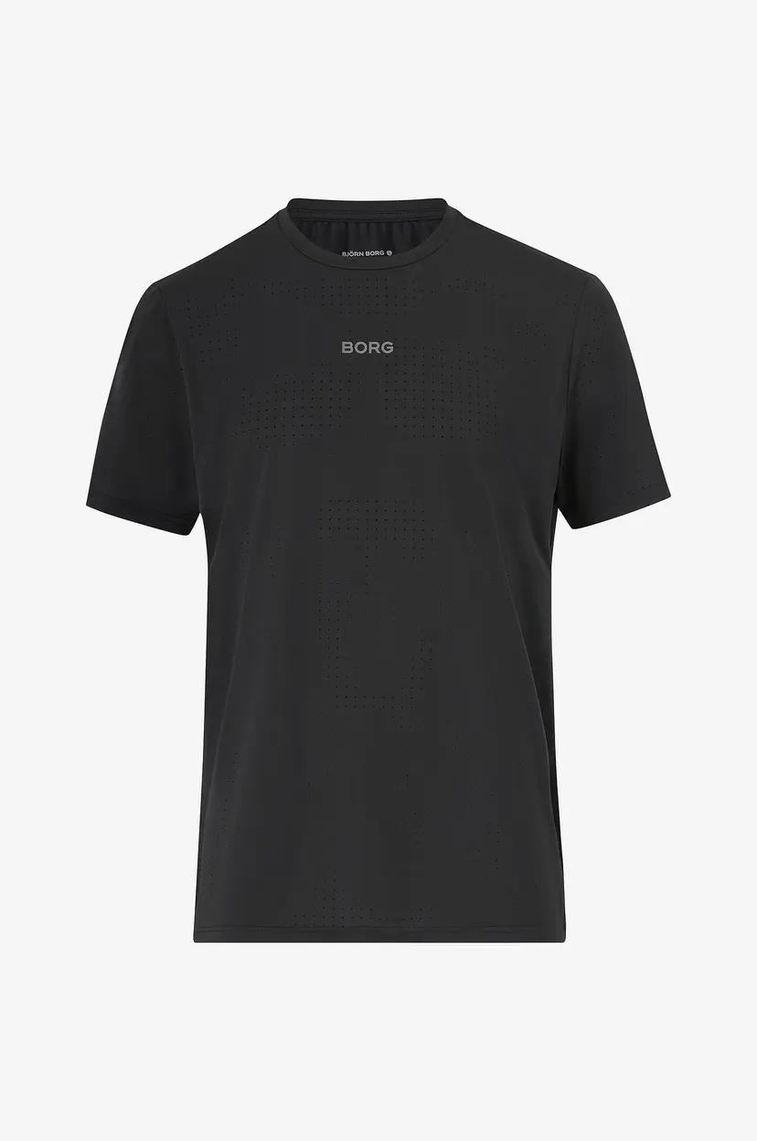 Björn Borg Løpeskjorte Borg Running Perforated - Svart