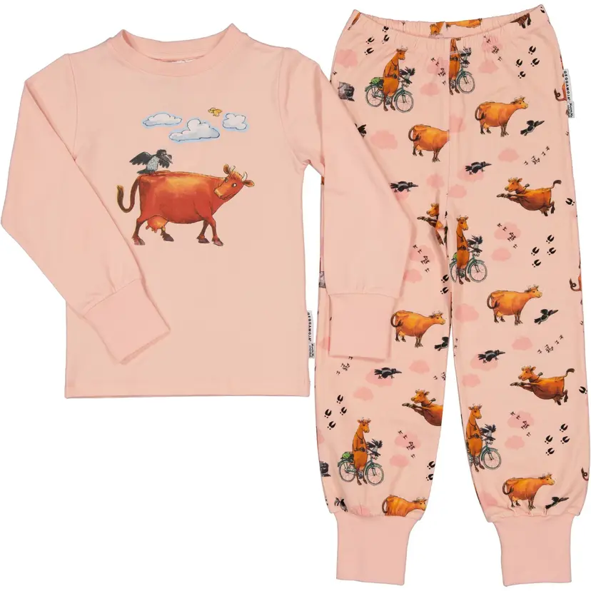 Geggamoja Pyjamas Tvådelad Mamma Mu och Kråkan Rosa - 122/128