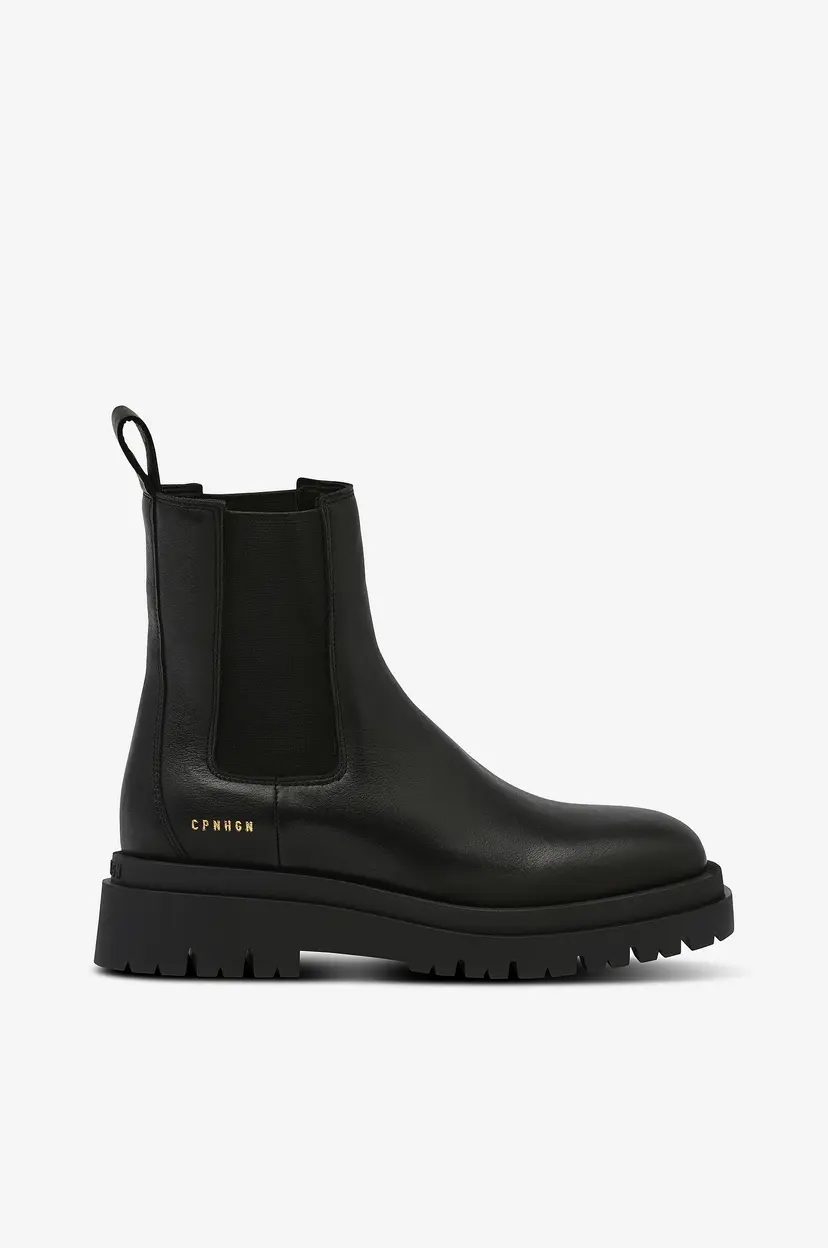 Copenhagen Studios Chelseaboots Cph1004 Vitello - Svart