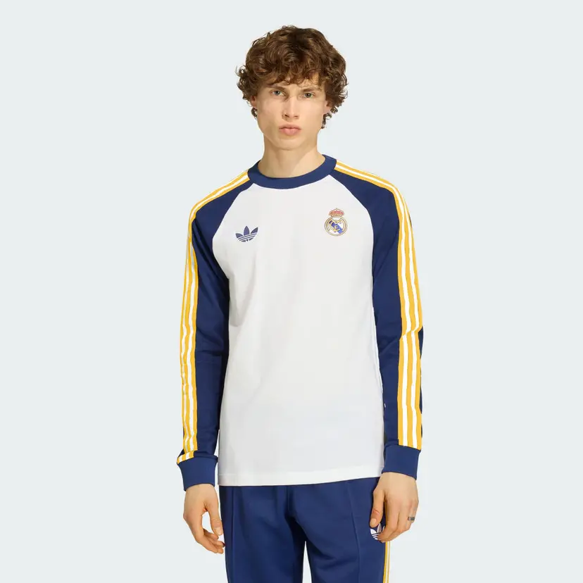 Adidas Real Madrid Originals Long Sleeve T-skjorte