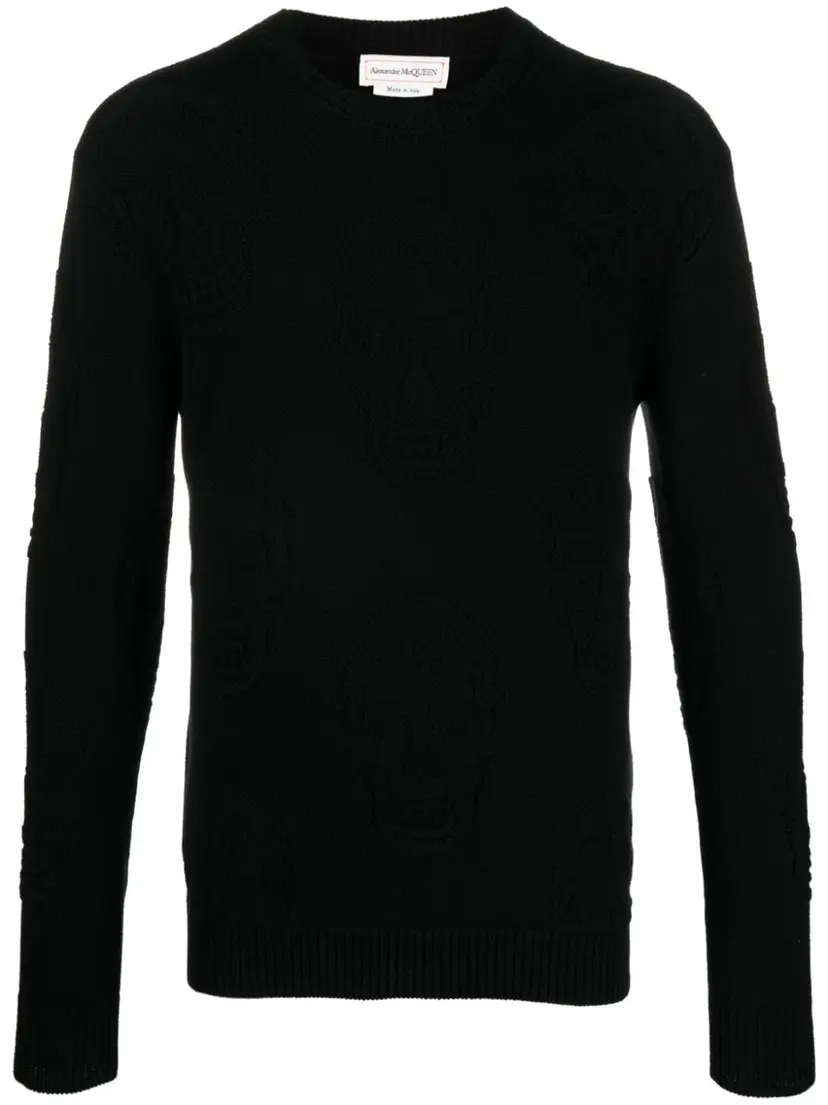 Alexander McQueen Alexander McQueen Strikkegensere – Svart