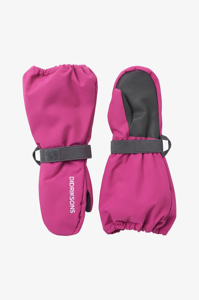 Didriksons Vintervotter Biggles Kids' Mittens - Rosa