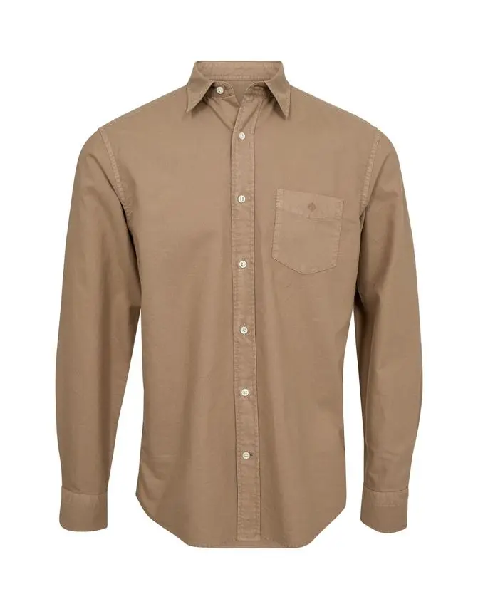 SALT Garment dyed shirt l/s
