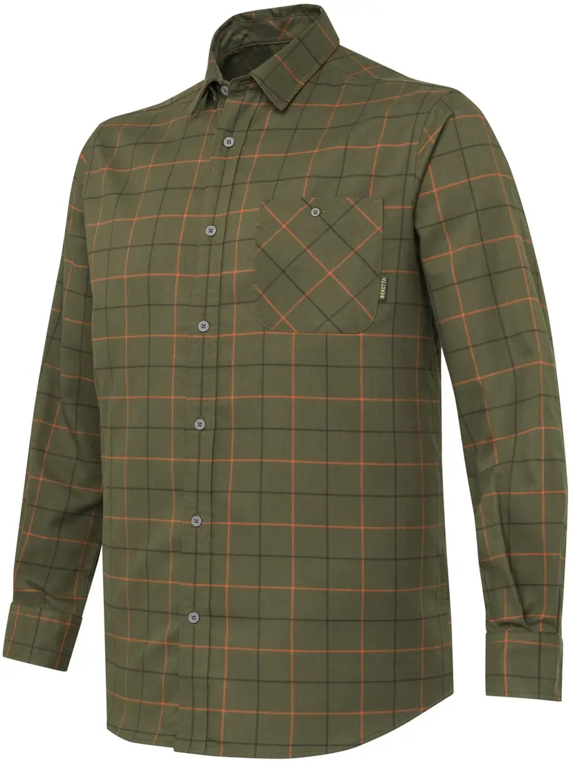 Beretta Beretta M's Jargo Stretch Shirt Green Pumkin Check