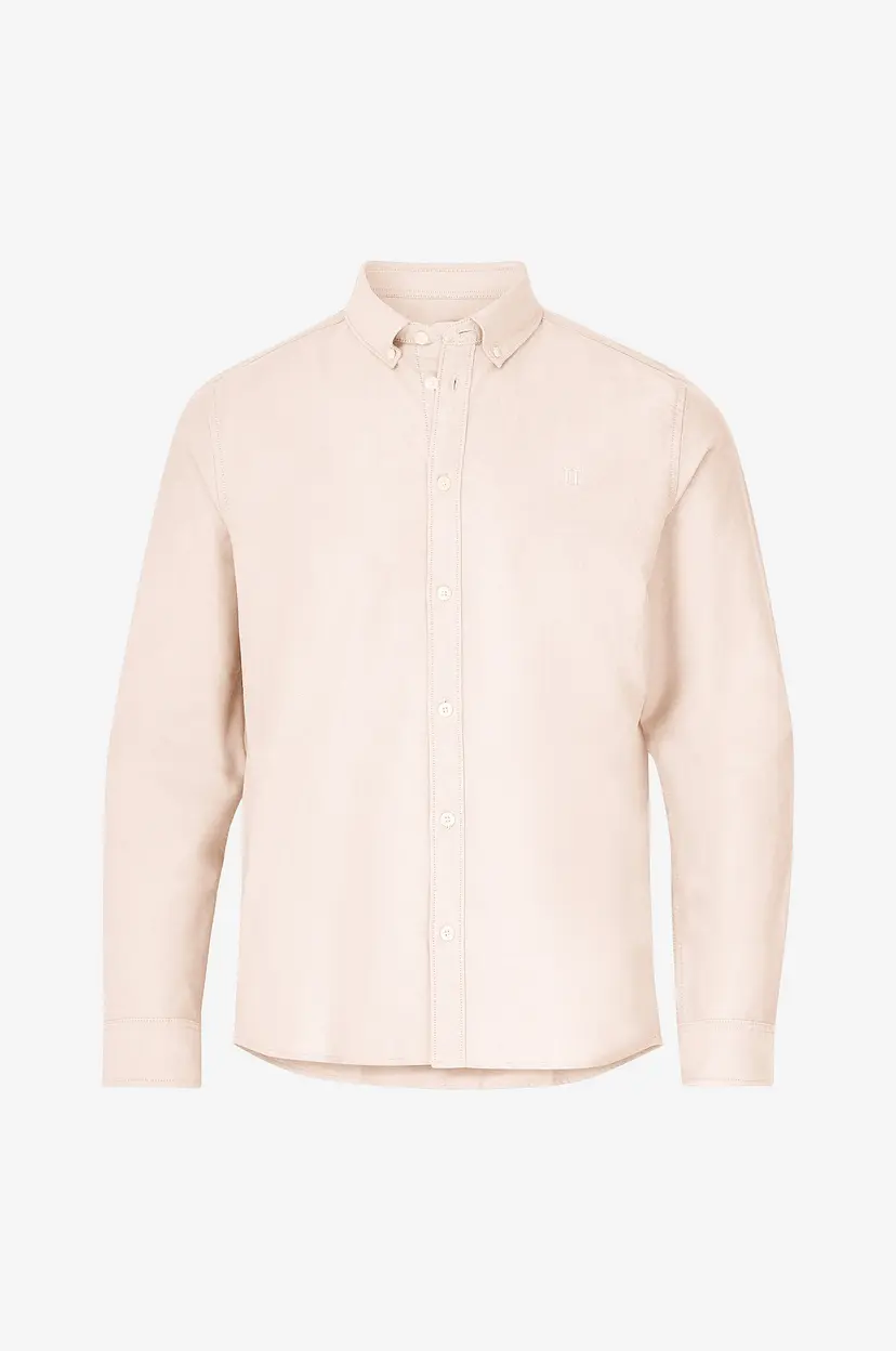 Les Deux Skjorte Kristian Oxford Shirt - Beige