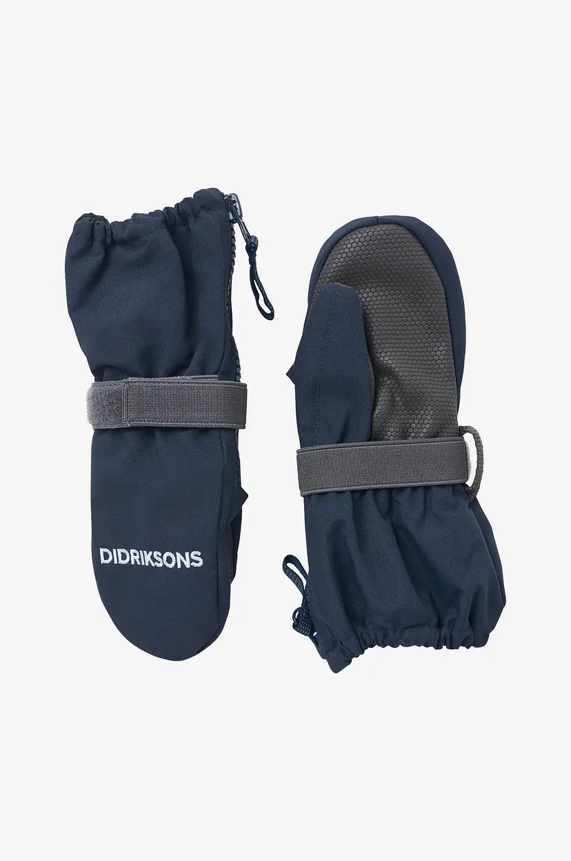 Didriksons Vintervotter Biggles Kids' Zip Mittens - Blå