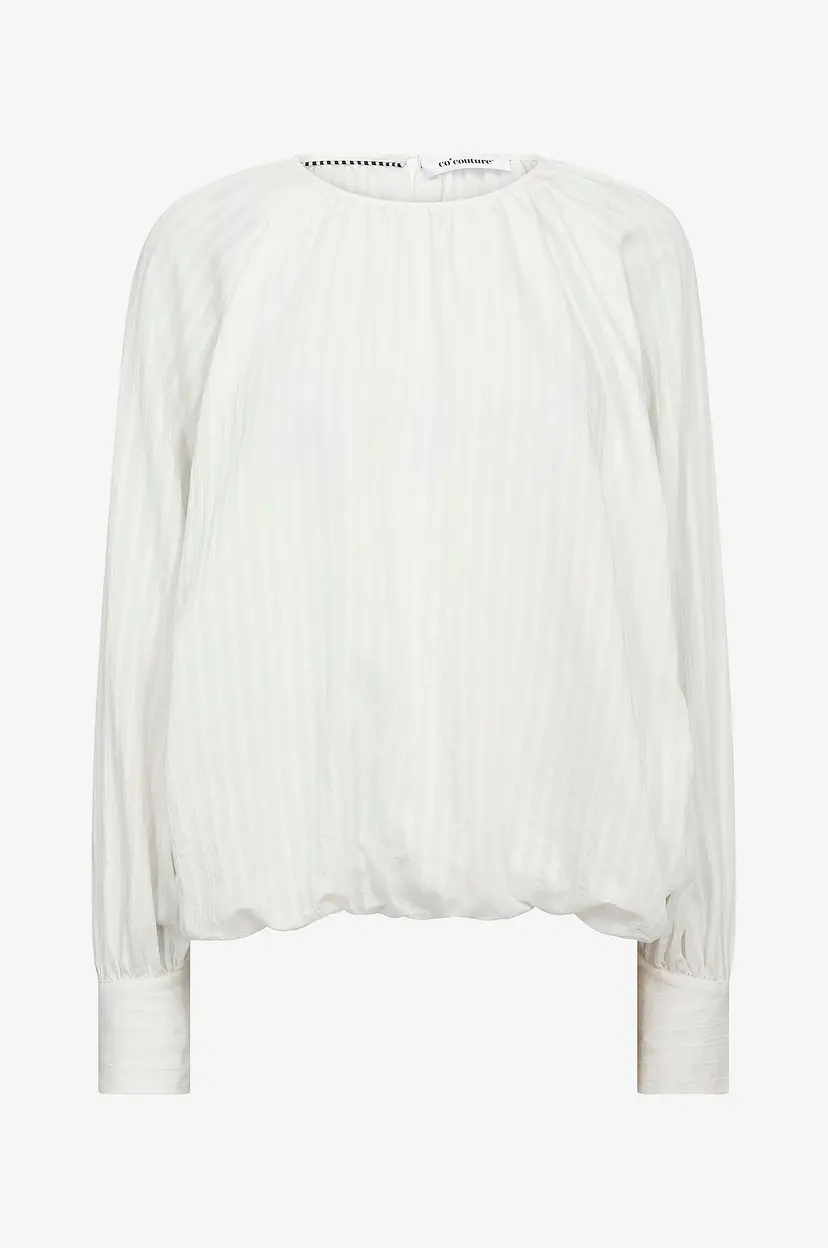 Co'couture Bluse SenneCC Balloon Blouse - Hvit