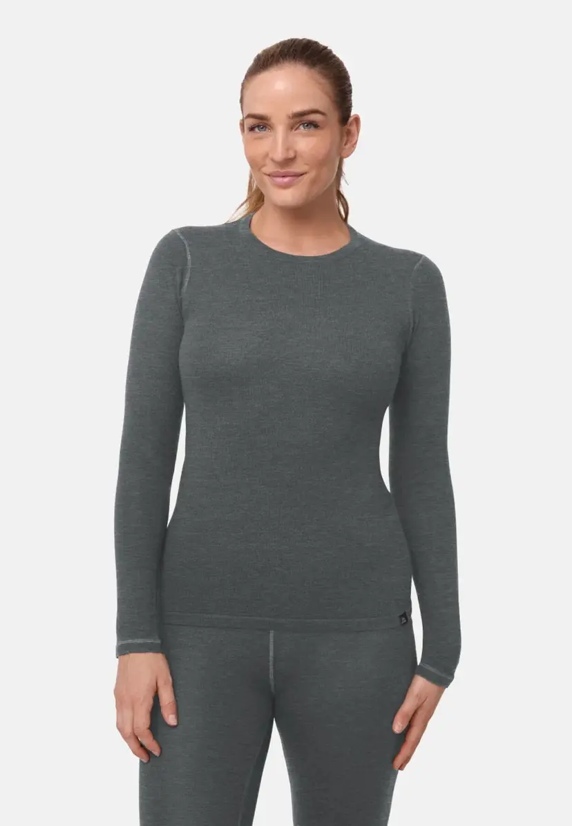 DANISH ENDURANCE DANISH ENDURANCE Merino Skiundertrøje, Sort Størrelse XL