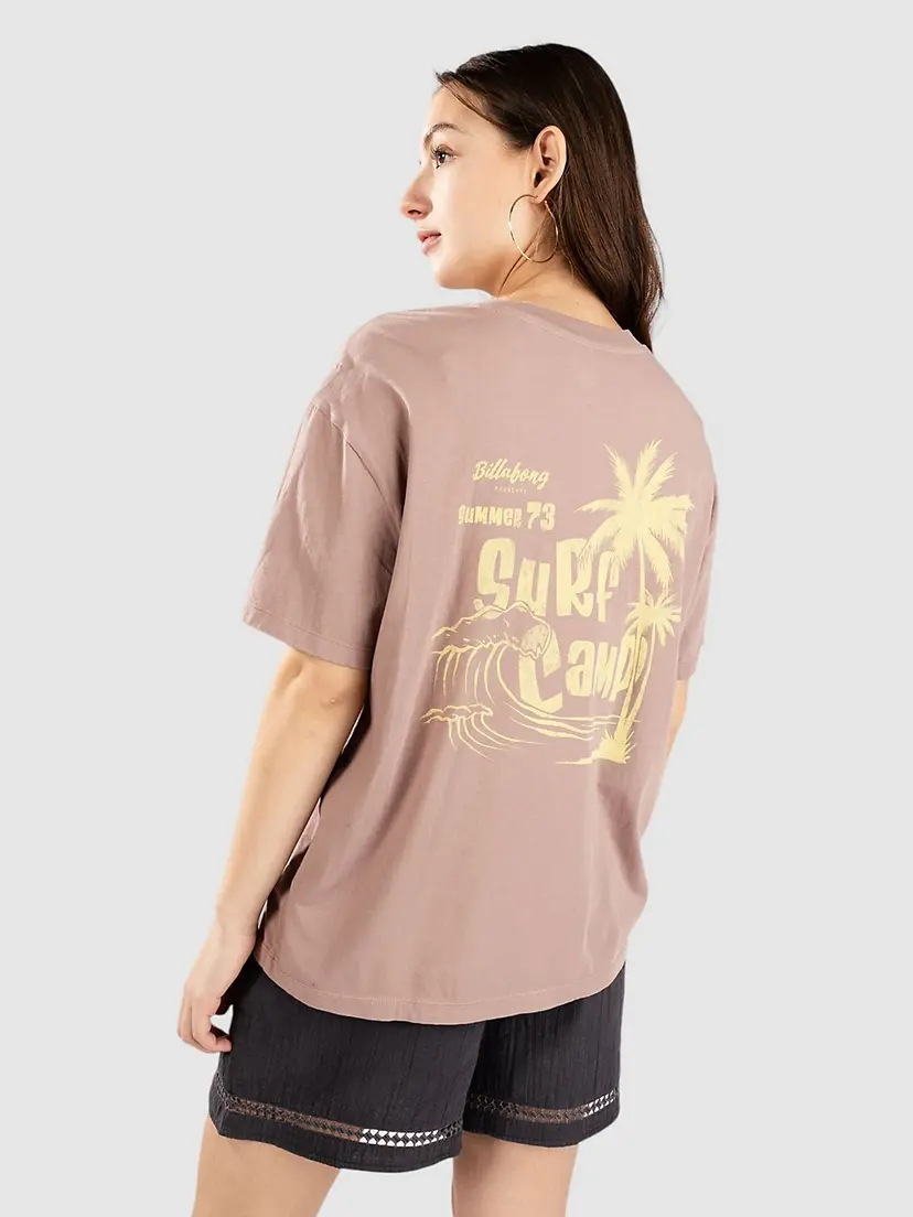 Billabong Billabong Surf Camp T-skjorte rosa