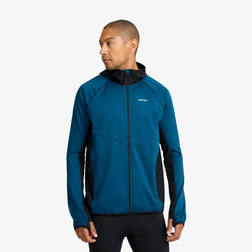 RevolutionRace Pace Hooded Wind Jacket Herre Blue Opal
