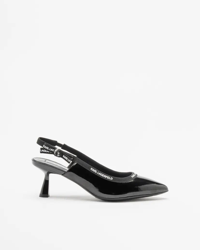 Karl Lagerfeld Karl Lagerfeld Overland Shoes Black Slingback shoe
