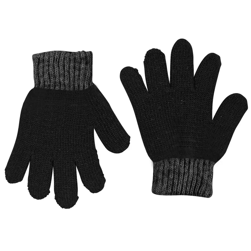 Lindberg Lindberg Kids' Sundsvall Glove 2 Pack Black/Anthrac