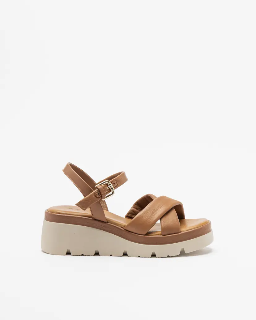 PROF PROF 10312 Camel Platform sandals