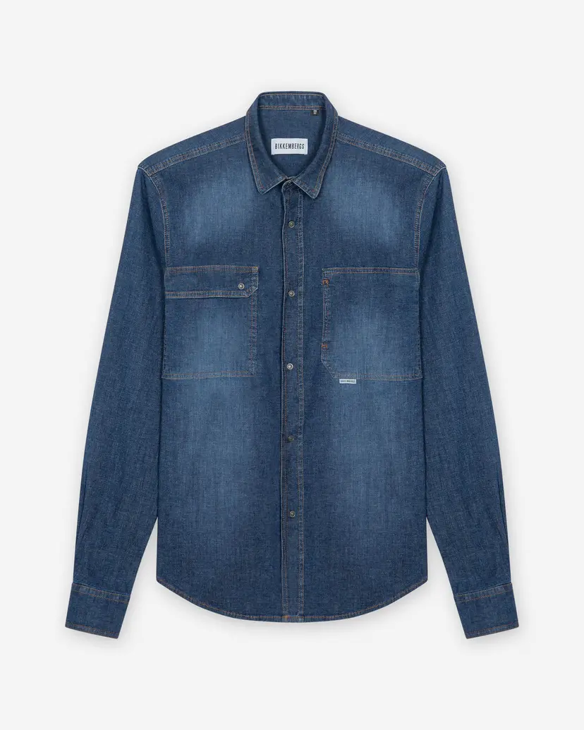 Bikkembergs Bikkembergs BMS1039 Blue Shirt