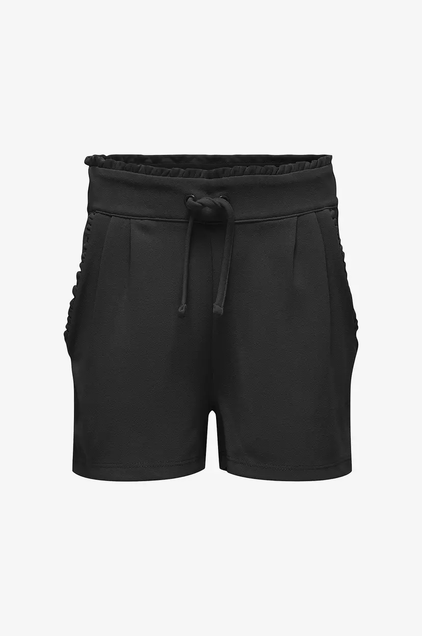 Kids Only Shorts kogSania Frill Shorts Jrs - Svart