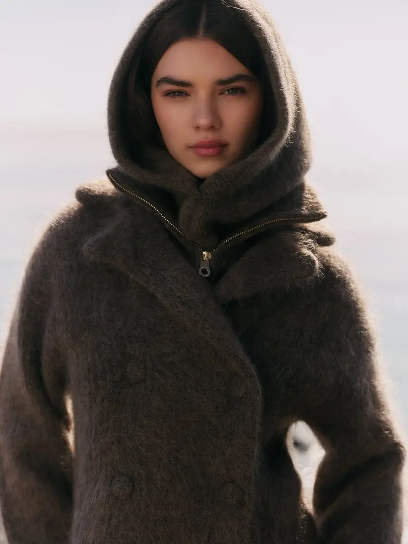 ella&il Kajsa Chunky Balaclava Dark Brown