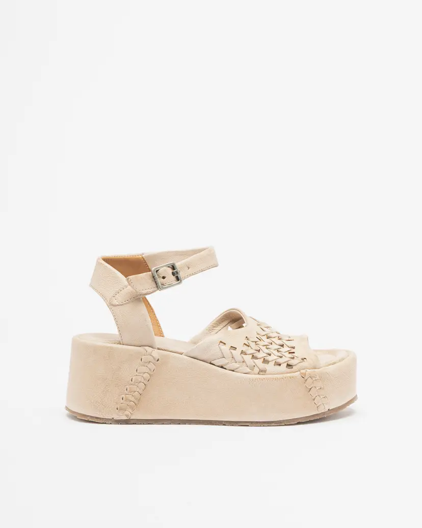 A.S.98 A.S.98 B99002 Beige Platform sandals