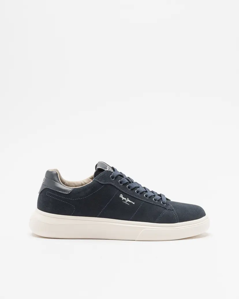 Pepe Jeans London Pepe Jeans London Eaton Suede Blue Sneakers
