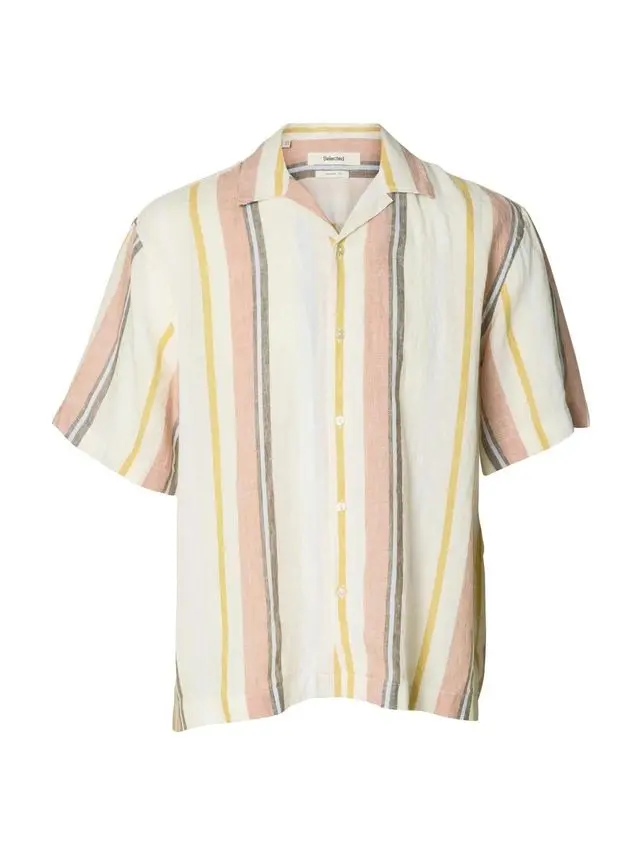 SELECTED SLHRLXKYLIAN LINEN SS SHIRT RESORT