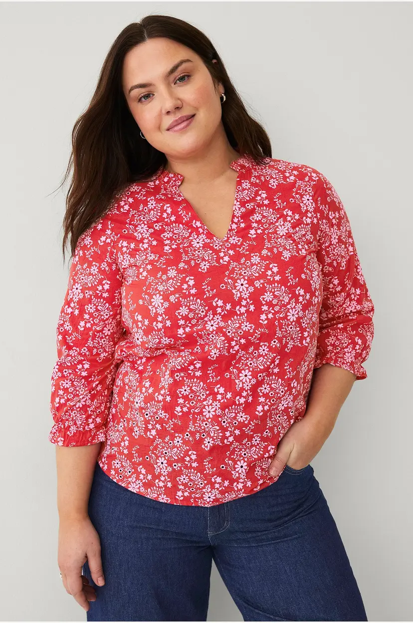 Zizzi Bluse mRuby 3/4 Blouse