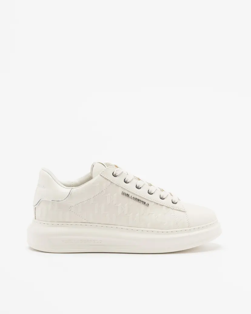 Karl Lagerfeld Karl Lagerfeld Kapri Monogram Emboss Beige Sneakers