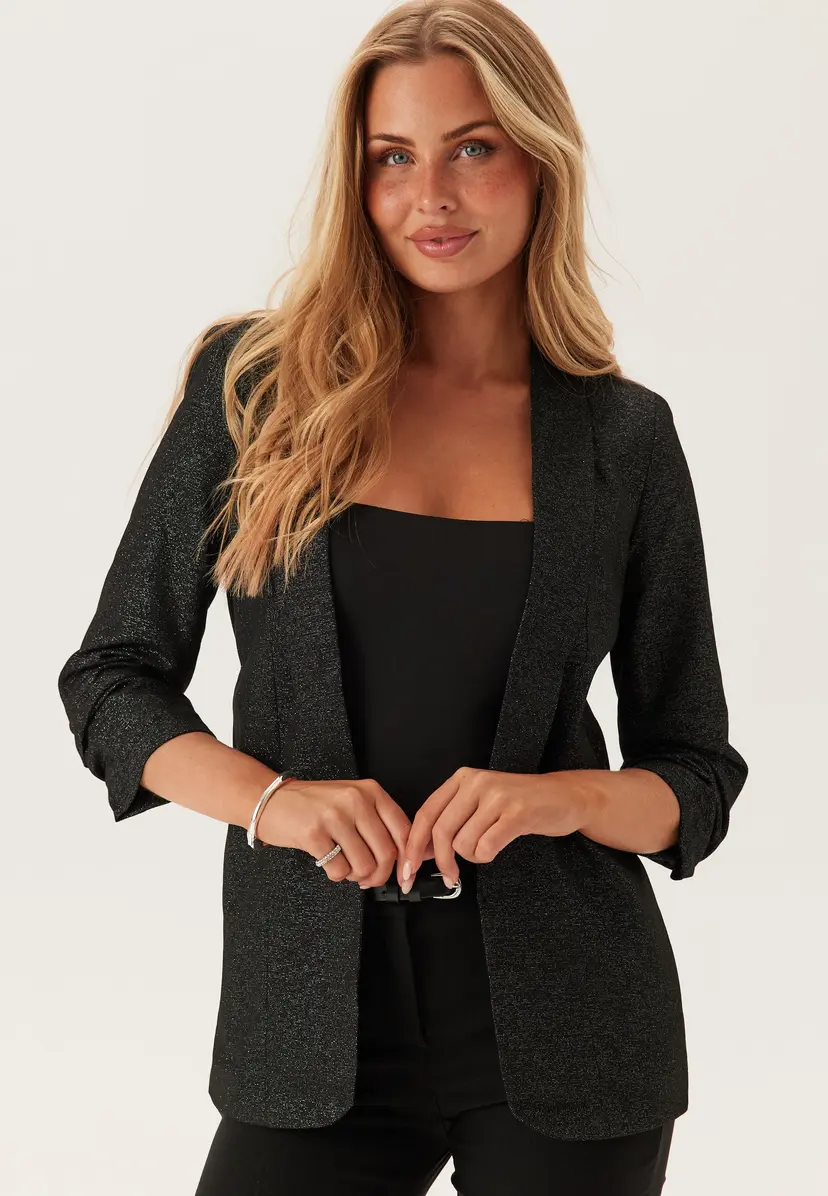 Pieces Pcbosella 3/4 GLITTER BLAZER G