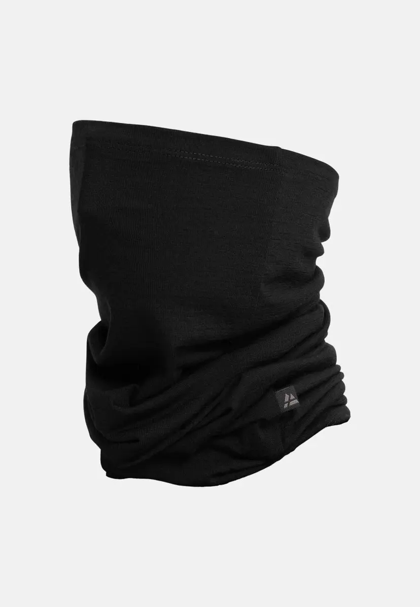 DANISH ENDURANCE DANISH ENDURANCE Merino Light Halsedisse, Sort, 100% Merino, Blød og Tynd
