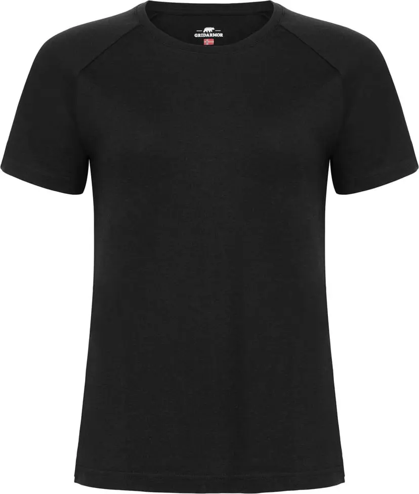 Gridarmor Gridarmor Women's Merino Wool Tee Black Beauty