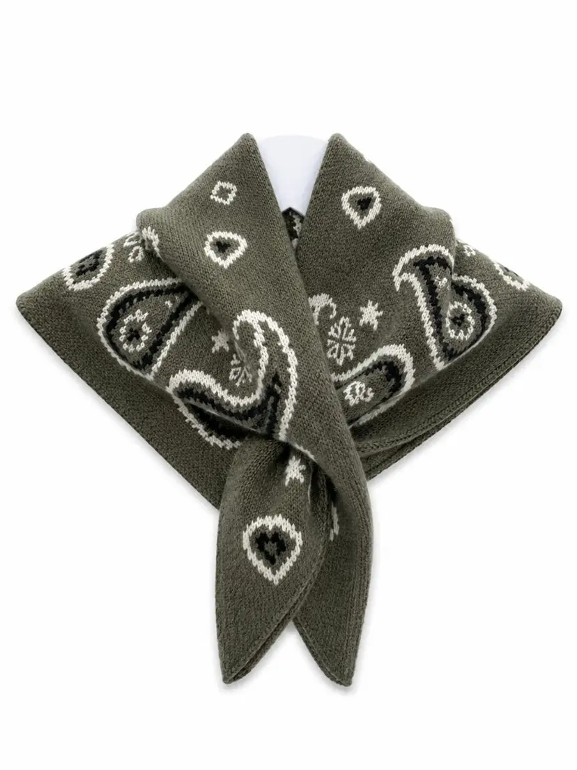From Paris With Love Paisley Scarf Army