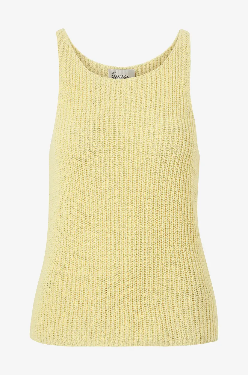 My Essential Wardrobe Singlet DivaMW Knit Top - Gul