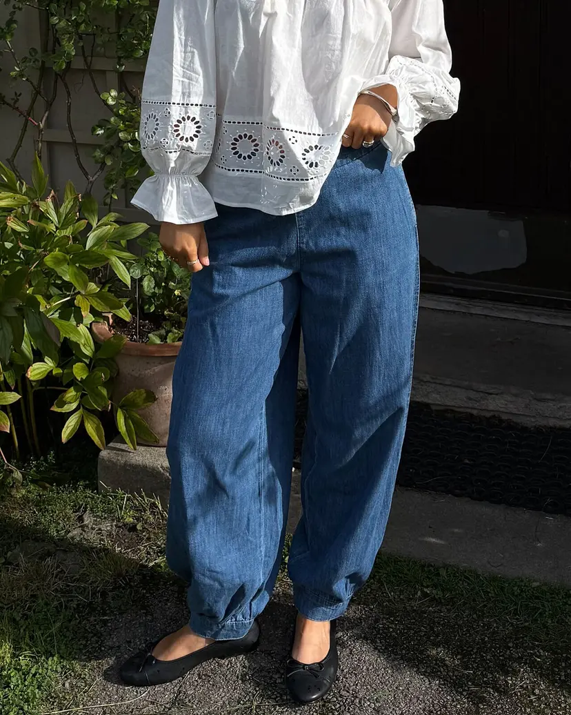 Vero Moda Jeans Zelena Balloon